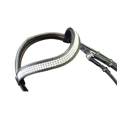 Double Row Swarovski Diamante Browband in Sway Style - Mal Byrne Performance Saddlery