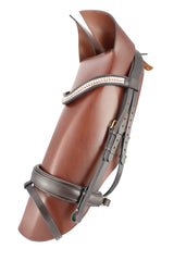 Dressage Bridle With Bling Browband - Mal Byrne Performance Saddlery