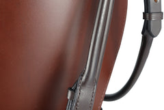 Rolled Dressage Bridle With Swarovski Bling Browband - Mal Byrne Performance Saddlery