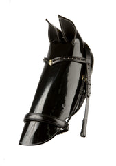 Dressage Bridle with Patent Leather Piping. - Mal Byrne Performance Saddlery