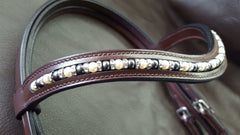 Limited Edition Patent  Dressage Bridle - Mal Byrne Performance Saddlery