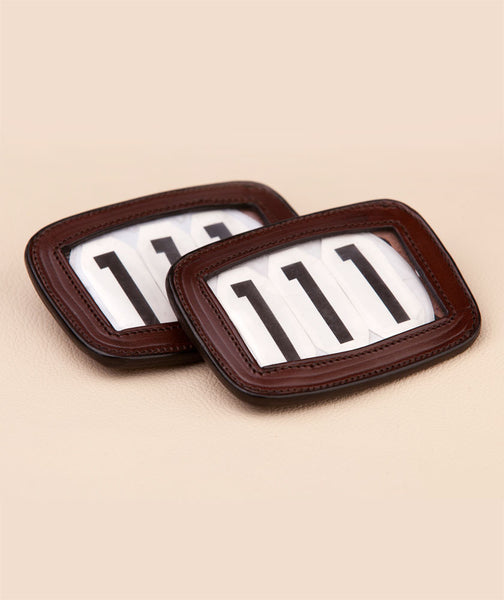 Leather Bridle Number Holder